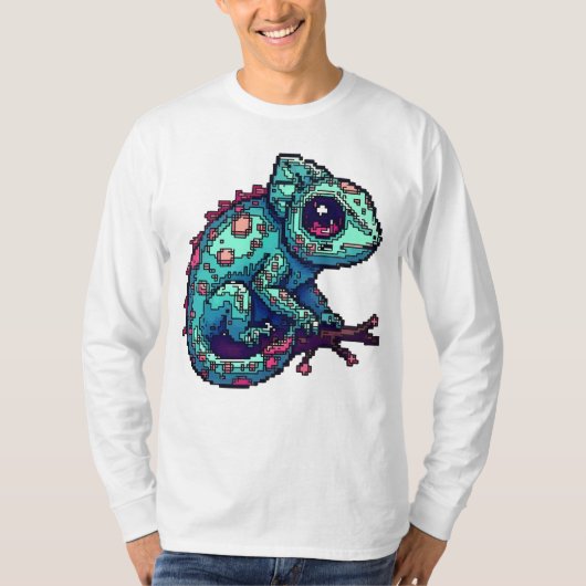 ピクセルカメレオンシフト Tシャツ (正面)