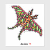 ピクセルカラフルルナガ シール (シート)