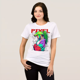 ピクセルガールタフ トライブレンドＴシャツ