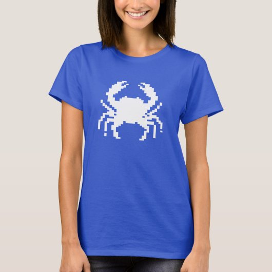 ピクセルクラゲデザイン Tシャツ (正面)