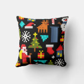 ピクセルクリスマス クッション (裏面)
