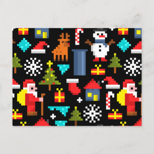ピクセルクリスマス シーズンポストカード