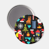 ピクセルクリスマス マグネット (正面/裏面)