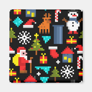 ピクセルクリスマス マグネット