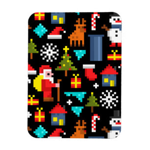 ピクセルクリスマス マグネット