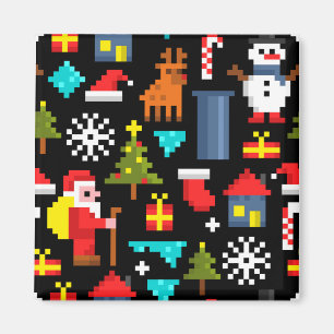 ピクセルクリスマス マグネット