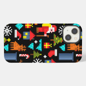 ピクセルクリスマス iPhoneケース (裏面横)