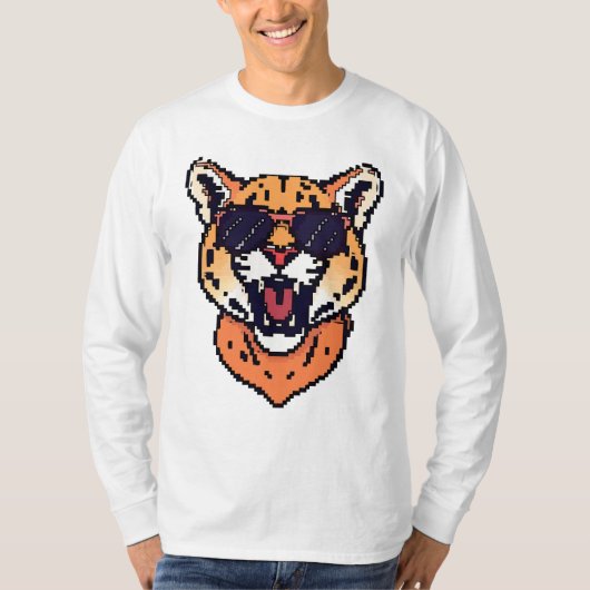 ピクセルクーガー Tシャツ (正面)