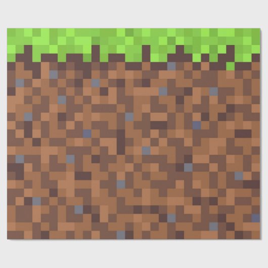 ピクセルグラス ゲーマー 誕生日 ラッピングペーパー (フラット)