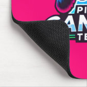 ピクセルゲーマーチーム – ネオングリッチ効果 マウスパッド (コーナー)