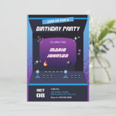 ピクセルゲームの誕生日 招待状 (スタンド正面)