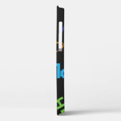 ピクセルゲームスタイル:抽象芸術シームレス。 Case-Mate iPhoneケース (裏面 / 左)