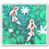 ピクセルコイポンドアート シール (正面)