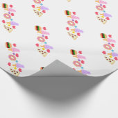 ピクセルジャンクフードの芸術 ラッピングペーパー (角)