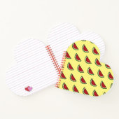 ピクセルスイカパターン ノートブック (内部)