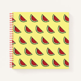 ピクセルスイカパターン ノートブック