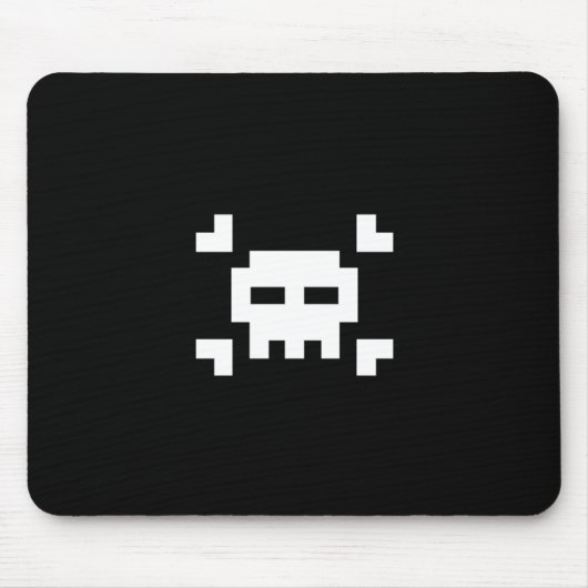 ピクセルスカル マウスパッド (正面)