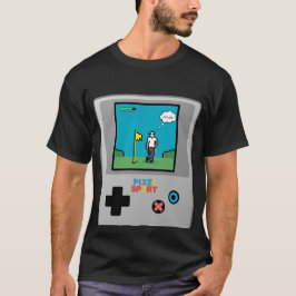 ピクセルスポーツ ゴルフ レトロゲーム Tシャツ
