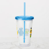 ピクセルセサミストリートキャラクター アクリルタンブラー (右)
