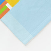 ピクセルセサミストリートキャラクター |名前の追加 フリースブランケット (角)