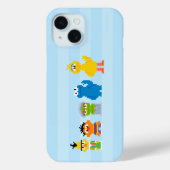 ピクセルセサミストリートキャラクター Case-Mate iPhoneケース (裏面)