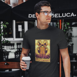 ピクセルタロットカードジョイスティックゲーマー Tシャツ