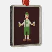 ピクセルドイツ語 メタルオーナメント (右)