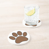 ピクセルドッグポープリント コースター (側面)