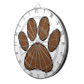 ピクセルドッグポープリント ダーツボード (正面右)