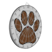 ピクセルドッグポープリント ダーツボード (正面左)