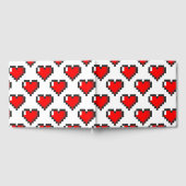 ピクセルハートパターン ゲストブック (全面)