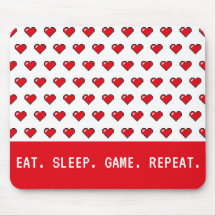 ピクセルハートパターン