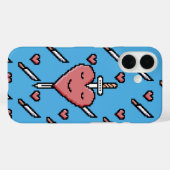 ピクセルハートブレーカー – それを通して微笑む Case-Mate iPhoneケース (裏面 (横))