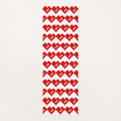 ピクセルハート8ビットラブ ヨガマット (正面)