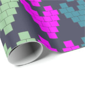 ピクセルハート ラッピングペーパー (ロールコーナー)