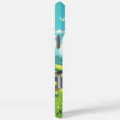 ピクセルバズ：晴れた牧草地の冒険 Case-Mate iPhoneケース (裏面 / 右)