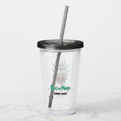 ピクセルバース·リック·ドルーリング·ヘッド アクリルタンブラー (裏面)