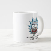 ピクセルバース·リック·ドルーリング·ヘッド ジャンボコーヒーマグカップ (正面右)