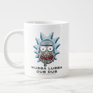 ピクセルバース·リック·ドルーリング·ヘッド ジャンボコーヒーマグカップ