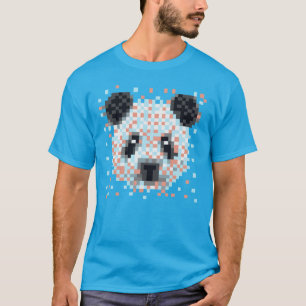 ピクセルパンダのギーク Tシャツ