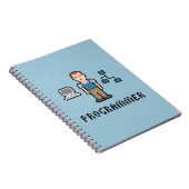 ピクセルプログラマー紙のノート ノートブック (右側)