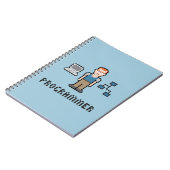 ピクセルプログラマー紙のノート ノートブック (左側)