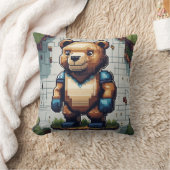 ピクセルベア クッション (ブランケット)