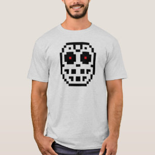 ピクセルホッケーゲーリーマスク Tシャツ