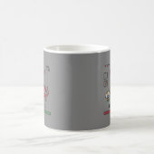 ピクセルボスの戦いのマグ コーヒーマグカップ (中央)