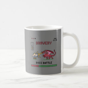 ピクセルボスの戦いのマグ コーヒーマグカップ