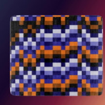 ピクセルポップ・アートのアート化粧ガラス切断板