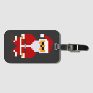 ピクセルポーズサンタクロース ラゲッジタグ