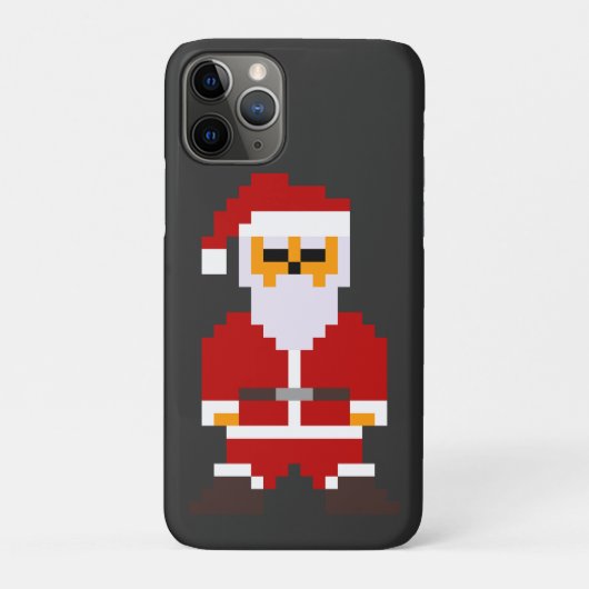 ピクセルポーズサンタクロース Case-Mate iPhoneケース (裏)