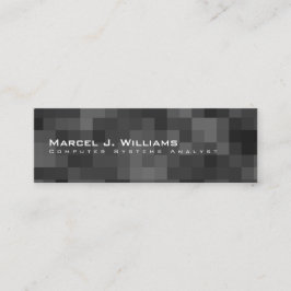 ピクセルミニマルモダンプロフェッショナルblk. スキニー名刺